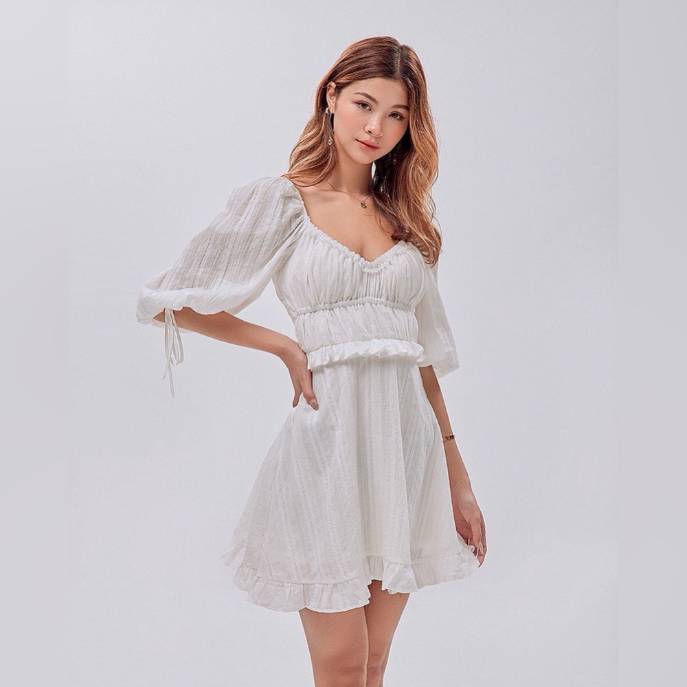 White Women's Dress